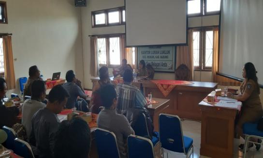 Sosialisai Penduduk Non Permanen di Kelurahan Lukluk Kecamatan Mengwi, 27 Agustus 2019